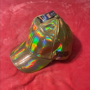 Buckle-Down Holographic Gold Kids Cap